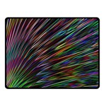 Texture Colorful Abstract Pattern Double Sided Fleece Blanket (Small)  45 x34  Blanket Back