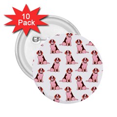 Dog Animal Pattern 2 25  Buttons (10 Pack)  by Amaryn4rt