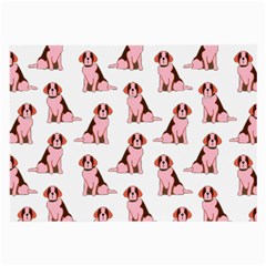 Dog Animal Pattern Large Glasses Cloth (2-side) by Amaryn4rt