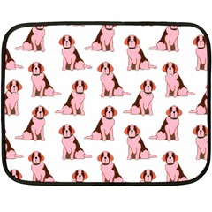 Dog Animal Pattern Double Sided Fleece Blanket (mini)  by Amaryn4rt