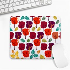 Tree Pattern Background Large Mousepads by Amaryn4rt