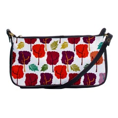 Tree Pattern Background Shoulder Clutch Bags