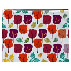 Tree Pattern Background Cosmetic Bag (xxxl)  by Amaryn4rt