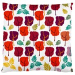 Tree Pattern Background Standard Flano Cushion Case (One Side) Front