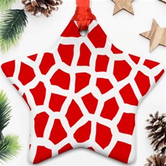 Animal Animalistic Pattern Ornament (star) by Amaryn4rt