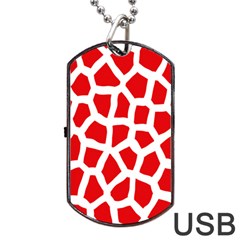 Animal Animalistic Pattern Dog Tag Usb Flash (two Sides)