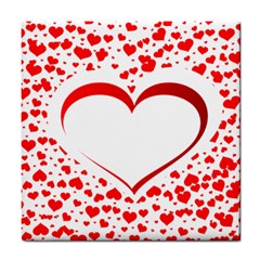 Love Red Hearth Tile Coasters