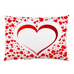 Love Red Hearth Pillow Case by Amaryn4rt