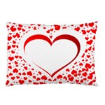 Love Red Hearth Pillow Case 26.62 x18.9  Pillow Case