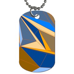 Abstract Background Pattern Dog Tag (two Sides)