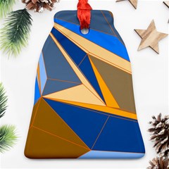 Abstract Background Pattern Bell Ornament (two Sides)