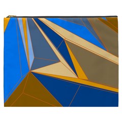 Abstract Background Pattern Cosmetic Bag (xxxl)  by Amaryn4rt