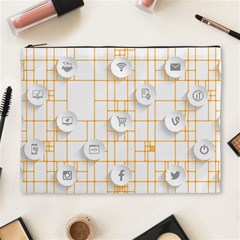 Icon Media Social Network Cosmetic Bag (xl) by Amaryn4rt