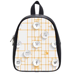 Icon Media Social Network School Bags (small) 