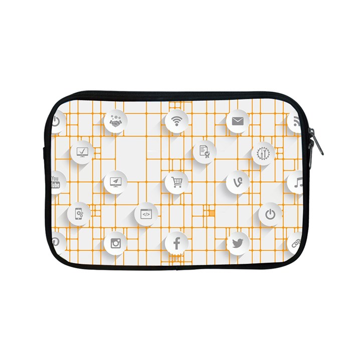 Icon Media Social Network Apple iPad Mini Zipper Cases