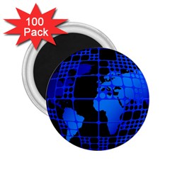 Network Networking Europe Asia 2 25  Magnets (100 Pack) 