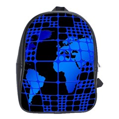 Network Networking Europe Asia School Bags (xl)  by Amaryn4rt