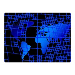 Network Networking Europe Asia Double Sided Flano Blanket (mini)  by Amaryn4rt