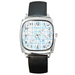 Icon Media Social Network Square Metal Watch by Amaryn4rt