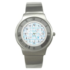 Icon Media Social Network Stainless Steel Watch by Amaryn4rt