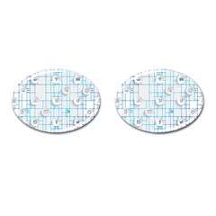 Icon Media Social Network Cufflinks (oval) by Amaryn4rt