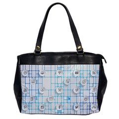 Icon Media Social Network Office Handbags by Amaryn4rt