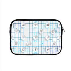 Icon Media Social Network Apple Macbook Pro 15  Zipper Case