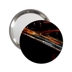 Highway Night Lighthouse Car Fast 2 25  Handbag Mirrors by Amaryn4rt