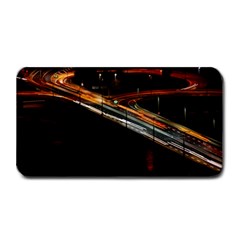 Highway Night Lighthouse Car Fast Medium Bar Mats by Amaryn4rt