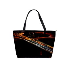 Highway Night Lighthouse Car Fast Shoulder Handbags by Amaryn4rt