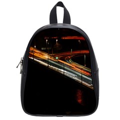 Highway Night Lighthouse Car Fast School Bags (small)  by Amaryn4rt