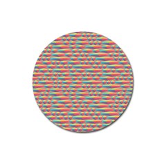 Background Abstract Colorful Magnet 3  (round)