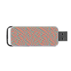 Background Abstract Colorful Portable Usb Flash (two Sides)