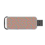 Background Abstract Colorful Portable USB Flash (Two Sides) Front