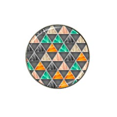 Abstract Geometric Triangle Shape Hat Clip Ball Marker (4 Pack)