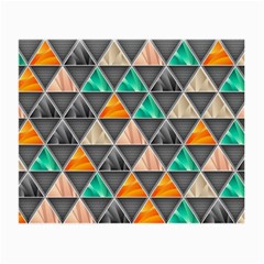 Abstract Geometric Triangle Shape Small Glasses Cloth (2-side) by Amaryn4rt