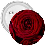 Roses Flowers Red Forest Bloom 3  Buttons Front