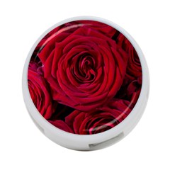 Roses Flowers Red Forest Bloom 4-port Usb Hub (one Side) by Amaryn4rt