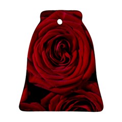 Roses Flowers Red Forest Bloom Ornament (bell)