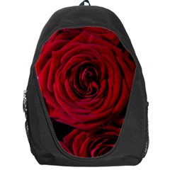 Roses Flowers Red Forest Bloom Backpack Bag by Amaryn4rt