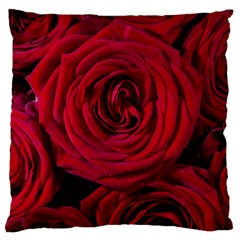 Roses Flowers Red Forest Bloom Standard Flano Cushion Case (one Side) by Amaryn4rt