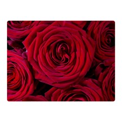 Roses Flowers Red Forest Bloom Double Sided Flano Blanket (mini)  by Amaryn4rt