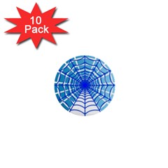 Cobweb Network Points Lines 1  Mini Buttons (10 Pack)  by Amaryn4rt