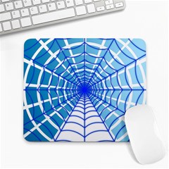 Cobweb Network Points Lines Large Mousepads by Amaryn4rt