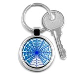 Cobweb Network Points Lines Key Chains (Round)  Front