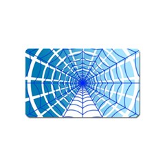 Cobweb Network Points Lines Magnet (name Card) by Amaryn4rt