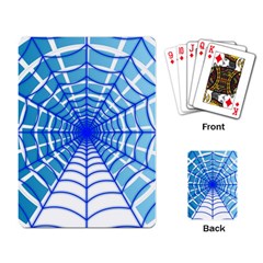 Cobweb Network Points Lines Playing Card by Amaryn4rt