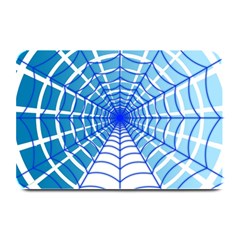 Cobweb Network Points Lines Plate Mats by Amaryn4rt