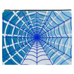 Cobweb Network Points Lines Cosmetic Bag (xxxl)  by Amaryn4rt