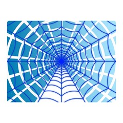 Cobweb Network Points Lines Double Sided Flano Blanket (mini)  by Amaryn4rt